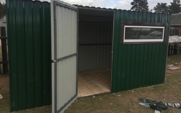 Металлический хозблок 4х2х2м