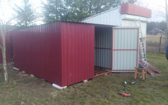 Металлический хозблок 5х2х2м